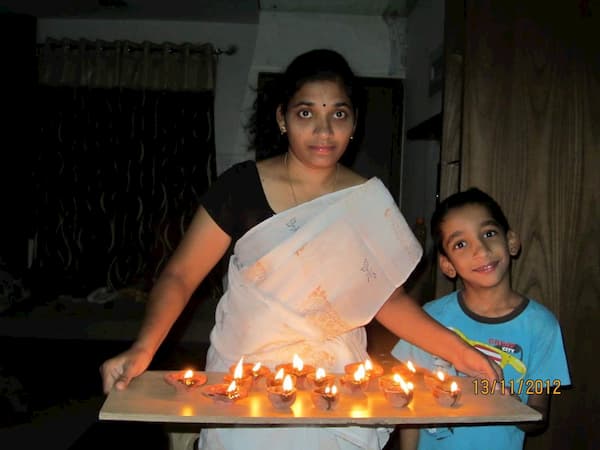 lighting diyas is diawali not టపాసులు కాల్చడం