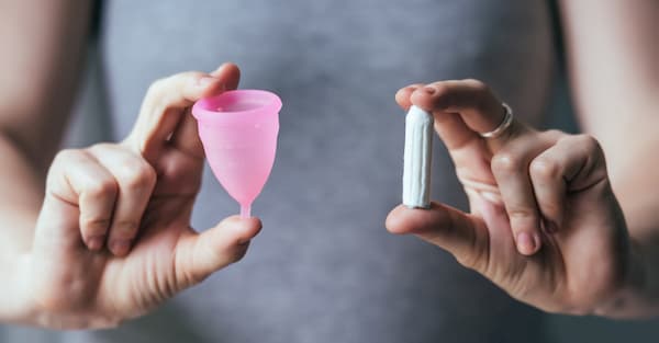 menstrual cup stress-free when compared to tampon